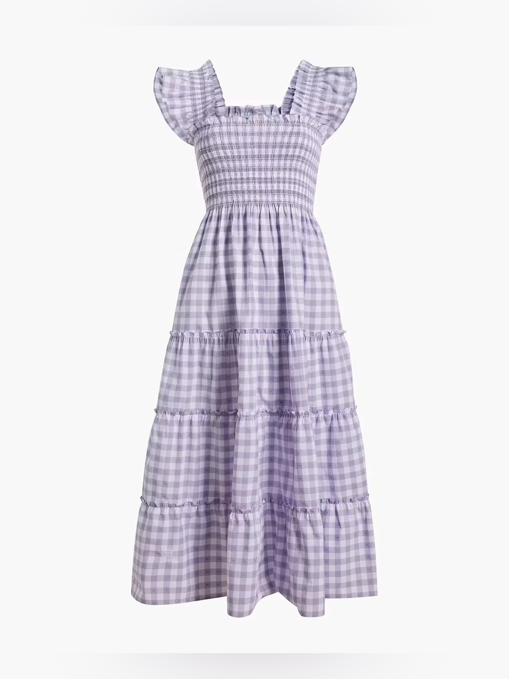 Hill House The Nap House Gingham Plaid Dress Size S